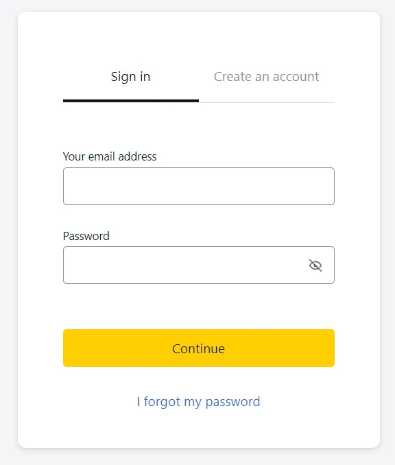 Register Exness Account