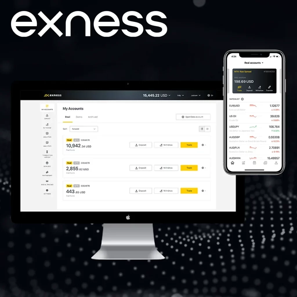 أنواع حسابات Exness للمتداولين الموريتانيين